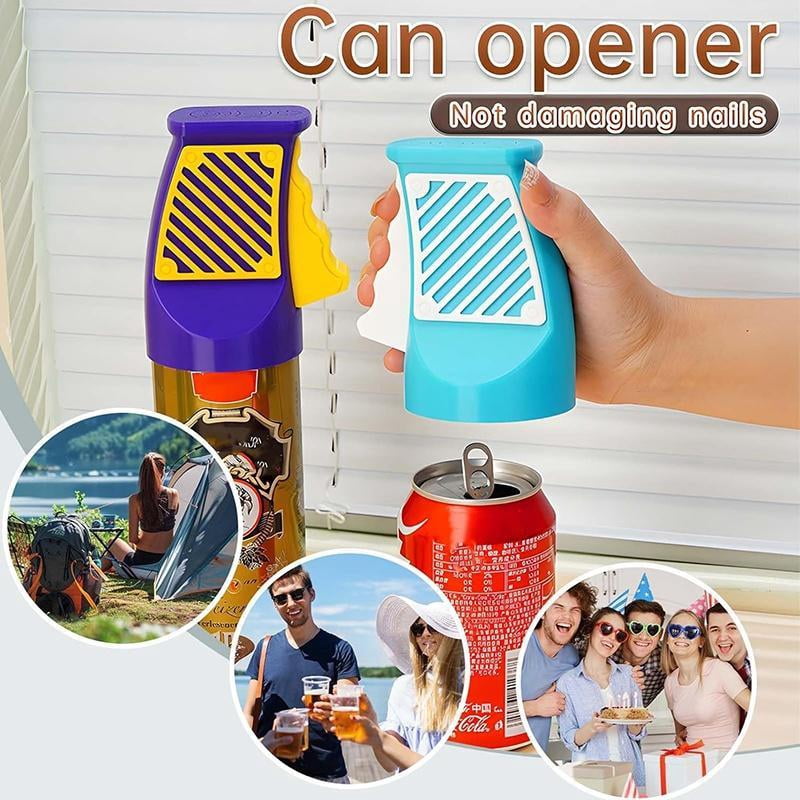 1Pieces 3D-Printed Small Can Opener Wear Resist Portable Beverage Open Tool Ergonomics Beer Can Opener Outdoor Tableware