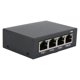 thumbnail image 1 of 4 Puertos Gigabit POE Extender 100/1000M Network Switch IEEE802.3Af/At Plug&Play para PoE NVR IP Camera AP, 1 of 5