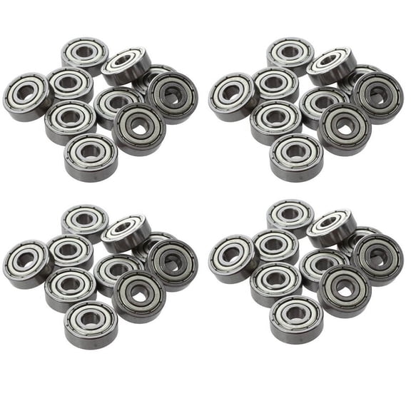 40 Pcs 625ZZ 5mm x 16mm x 5mm Shielded Deep Groove Ball Bearing
