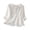 White, variant on Staron Women's Casual Embroidered Button Blouse 3/4 Sleeve Round Neck Linen-Look Top with Floral Embroidery, Yellow M