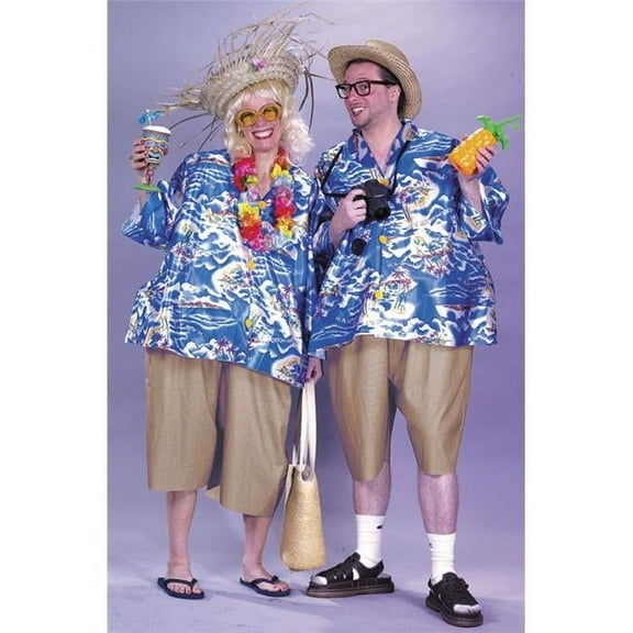 Fun World Tacky Traveler Unisex Halloween Fancy-Dress Costume for Adult and Senior, One Size Fits All