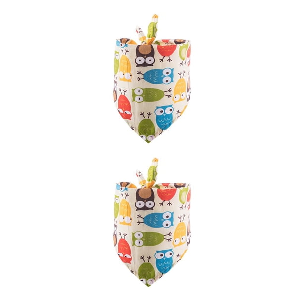 Methold Bufanda de baba para mascotas, toalla ajustable cómoda de algodón, collares lavables para interiores y exteriores, accesorios para pañuelos Type1 NO1 Methold CBP281093