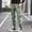 Green, variant on cargo pants for men Men's Workwear Pants Spring & Autumn Fashionable Cuffed Trousers Casual And Loose Fitting With American Big Size Harem Pants mens cargo pants Grey + XXL