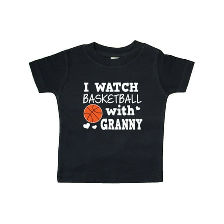 

Inktastic I Watch Basketball with Granny Gift Baby Boy T-Shirt
