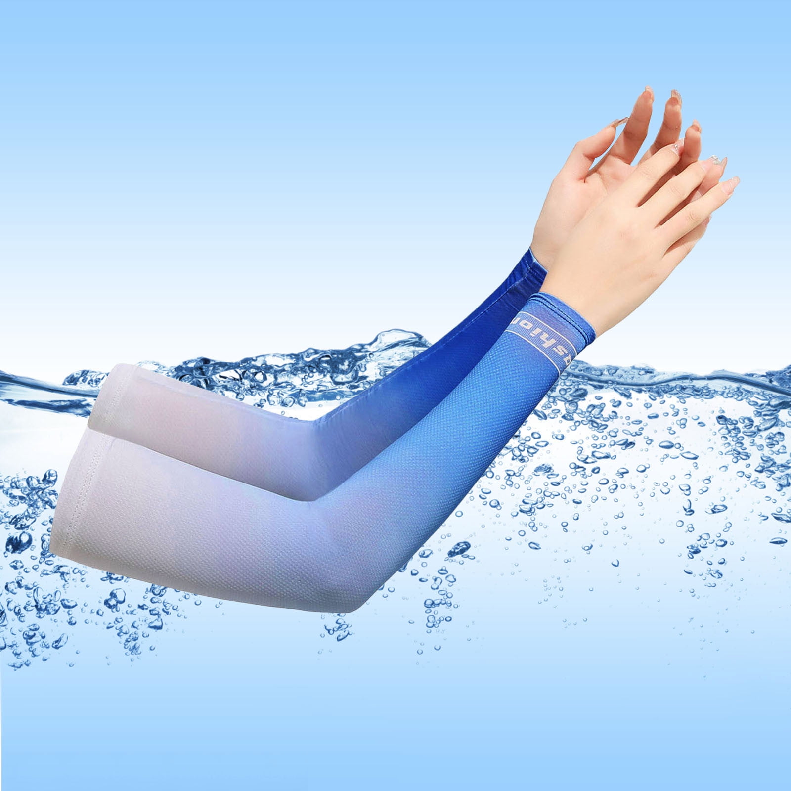 Men Women Summer Outdoors Breathable Sun Sleeves Protection Arm Sleeves Arm Cover Sleeve