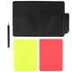 thumbnail image 4 of 1 juego de tarjetas duraderas de árbitro de fútbol rojas y amarillas con un práctico cuaderno y lápiz para todos los niveles de juego en diversos escenarios deportivos, 4 of 8