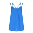 thumbnail image 3 of IROINNID Women's Basic Versatile Tunic Tops Solid Color V-neck Comfy Loose Sleeveless Tops, 3 of 4