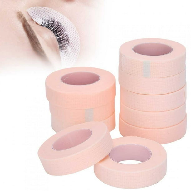 Cinta de Extensión de Pestañas Cinta adhesiva Suave Y Transpirable, Agradable Para La Piel, Para Arrancar Sin Dolor, Cinta aislante para Pestañas Injertadas, colores Verde