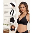 thumbnail image 3 of Wireless Bras for Women No Underwire Deep V Jelly Bra Comfortable Seamless Soft Bra, 3 of 7