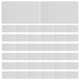 thumbnail image 2 of Party Occasion Message Cards White Kraft Paper 100Pack 3.54X2.09X0.04In, 2 of 6