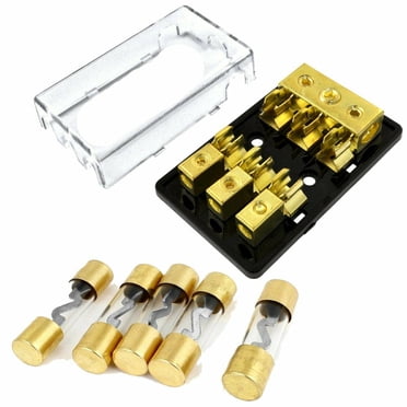 DNF Single Inline AGU Fuse Holder 4/8 Gauge (FREE 5 PACK AGU FUSES) (80AMP