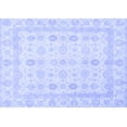 thumbnail image 1 of Ahgly Company Machine Washable Indoor Rectangle Oriental Blue Traditional Area Rugs, 4' x 6', 1 of 4