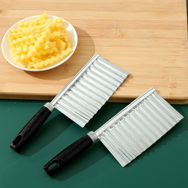 Cuchillo para patatas Cuchillo de acero inoxidable Cuchillo para patatas Picador de cocina para el hogar Picador de patatas fritas