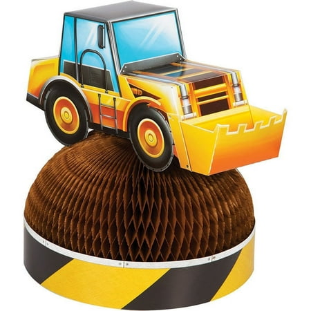 6 Count Bulk Pack Big Dig Construction Centerpieces
