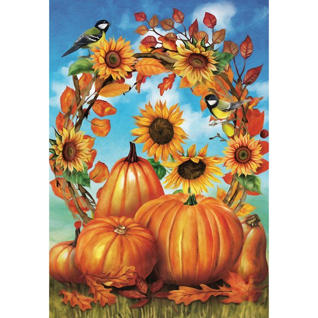 Pintura de diamante (DB3214) Calabaza 5D DIY Arte cuadrado Punto de cruz (B2380) 30x40cm FLhrweasw Nuevo
