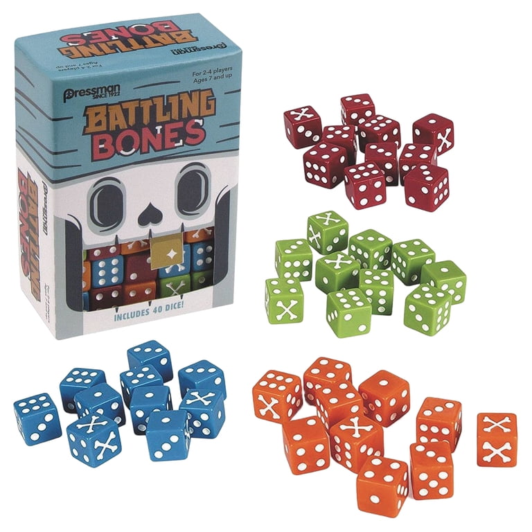 Pressman Battling Bones Dice Game - Walmart.com