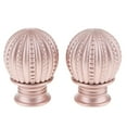 thumbnail image 2 of 1 Par De Cortinas Retro Decorativos De Varillas De Poste Extremos Cabezas Se A Varillas De 28 Mm B perfecl Finials de cortina, 2 of 8
