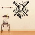 thumbnail image 4 of Support Mural pour Batte de Baseball, Support Mural pour Batte de Baseball, Support Horizontal pour Batte de Softball, Organisateur Mural, Support Souvenir pour Batte, Rangement pour Batte, 4 of 5