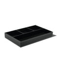 thumbnail image 1 of 4 Compartment Valet Tray, Leatherette Organizer Box Desk  Top Leatherette Storage Box Bedroom Desk Organizer Cosmetic Accessory Storage For Wallets Coins Keys And Jewelry, 1 of 6