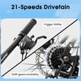 thumbnail image 4 of Ambifirner High Timber Mountain Bike for Adult 26 Inch Wheels, 21 Speeds, Front Suspension, Aluminum and Steel Frame Options, 4 of 9
