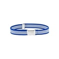 thumbnail image 1 of 1 Ensemble Design Simple Ceinture Élastique pour Enfants Garçons Boucle Réglable Ceinture Extensible Réutilisable Lavable Jeans Accessoires Vêtements Bleu Foncé Blanc, 1 of 8