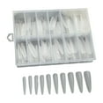 thumbnail image 4 of 240 Pcs Extras Long Nails Tips False Nails Full Covers on Nails Clear Artificial Nails, 4 of 9