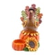 thumbnail image 1 of Estatua de con candelabro de calabaza, escultura versátil de resina para Acción de , ideal para fiestas de escritorio y ceremonias en Estilo A, 1 of 9