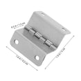thumbnail image 2 of VERDANVERSE 4Ud Bisagras De Metal Resistentes Para Muebles Y Cajas Con Función Plegable Y Operación Silenciosa, 2 of 8