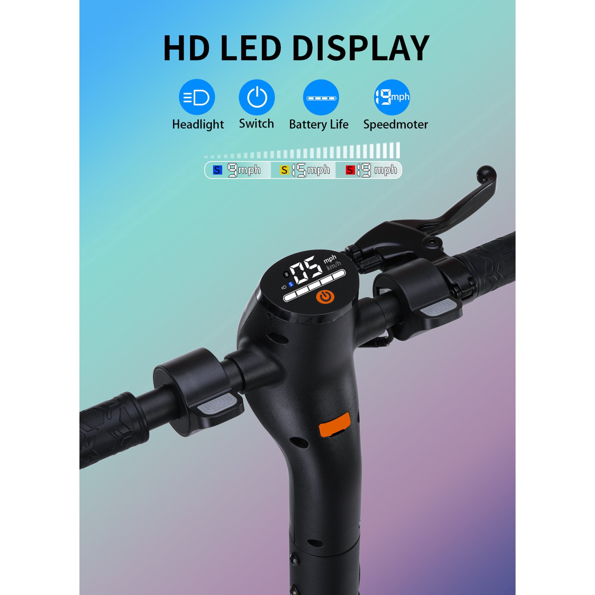 MICROGO M5 PRO Electric Scooter, 500W Motor 10.4 Ah Battery Long Range for Adults, 10" Honeycomb Tires 19 Mph Top Speed Folding E Scooter Commuter