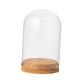 thumbnail image 4 of Cloche Bell Jar Display Dome Case, Glass Dome Display, Glass Display Cloche Dome 8cmx10cm, 4 of 8