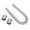 Silver, variant on 36 Inch Flexible Stainless Steel Radiator Hose Kit Clamps Universal Flex Radiator Coolant Water Hose With Billet