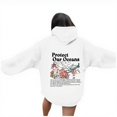 thumbnail image 6 of SONXAHE Front Back Graphic Hoodie for Women Kangaroo Pocket Loose Fit Ocean Theme Fall Pullover Tops, 6 of 6