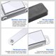 thumbnail image 5 of Cerraduras magnéticas CHAO para puertas Yjmei 72 mm 6 piezas, 5 of 5