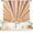 Boho Sun-02, variant on Green Leaves Kitchen Curtains 27.5Wx36H Inch Rod Pocket Small Curtains for Bedroom Room Green Watercolor Leaf Plants Floral Window Treatments Decorative for Living Room 2 Panels