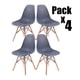 thumbnail image 1 of Set de 4 sillas Moblüx Deco Modelo Amaya Moderna Color Gris, 1 of 4