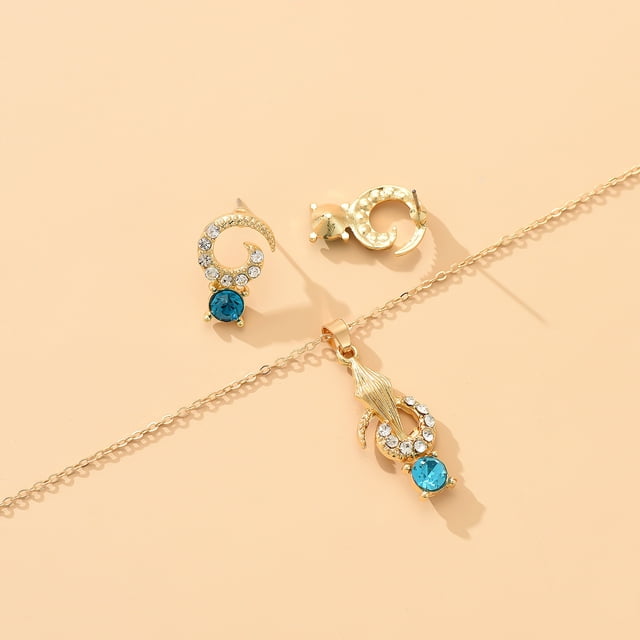 Conjunto de aretes de collar de diamantes de joyería de moda para damas Wmkox8yi sjalhkljlk1338