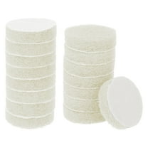 Uxcell 16pcs Scrubber Scouring Pads 450 Grits 2 Inch Drill Power Brush, White