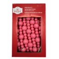 thumbnail image 1 of Holiday Time guirlande de perles roses 9 pi avec pompons pour cheminée ou décor des Fêtes, 1 of 5