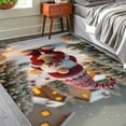 thumbnail image 5 of 1PC Christmas-themed Area Carpet Local Carpet, Lightweight Washable Easy-to-Care-for Carpet Floor Mat Festival Gift, Suitable for Living Room, Bedroom, Dining Room, Office, Balcony, Room Accessories, 5 of 8