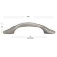 thumbnail image 4 of GlideRite 3 in. Center-Center Classic Twisted Cabinet Pull, Graphite Gray - 87340-GPH, 10 Pack, 4 of 4