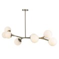 thumbnail image 7 of Trans Globe Lighting 11638 AG Rebel 8 Light 57" Wide Linear Pendant - Gold, 7 of 7