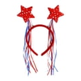 thumbnail image 4 of Patriotic Headband for 4th of July - Independence Day Hair Accessories with Themed Design, Holiday Party Favors and Supplies for Memorial Day and Patriotic Celebrations, D, 12.20 Inch, 3 PCS, 4 of 7