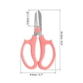 thumbnail image 2 of Uxcell Garden Scissors Floral Shears Floral Scissor Gardening Pruning Shears Pink 2 Pcs, 2 of 5