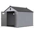 thumbnail image 3 of Newboti 8*10Ft Resin Plastic Storage Shed For Backyard Garden Big Spire Tool Storage 685601359986293, 3 of 11