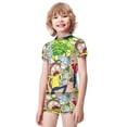 thumbnail image 2 of Rick And Morty Boys 2-Piece Swimsuit Set, Short Sleeve Rash Guard & Swim Trunks, 2 of 7