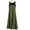 Green, variant on Women Loose Solid Color Strap Wide Leg Pants Casual Jumpsuit