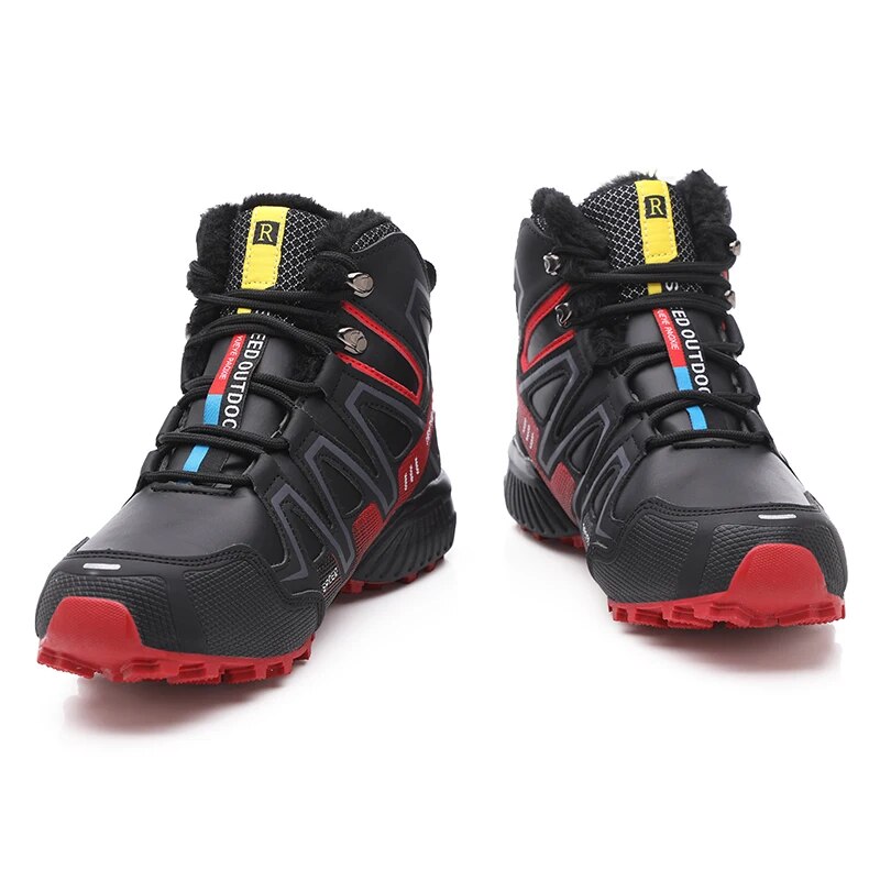 2023 Winter Fashion Warm Hiking Shoes Men Boots Snow Men Shoes Tactical ...