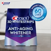 Crest Teeth Whitening Kit, 3DWhitestrips Anti‑Aging Teeth Whitening Kit, 14 Count