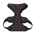 thumbnail image 5 of Lsque Red and white polka dots Dog Harness, No-Pull Pet Harness with 2 Leash Clips, Adjustable Soft Padded Dog Vest with Easy Control Handle for Large Dogs-X-Large, 5 of 9