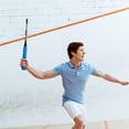 thumbnail image 4 of Visland Badminton Swing Training Device Realistic Racket Handle Design Metal Construction Badminton Swing Trainer, 4 of 8